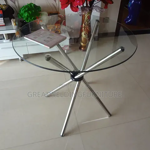 Quality Round Glass Dining Table