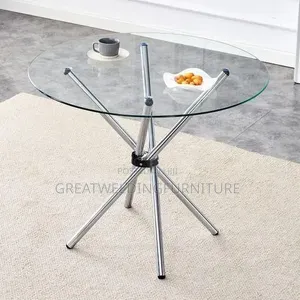 Quality Round Glass Dining Table
