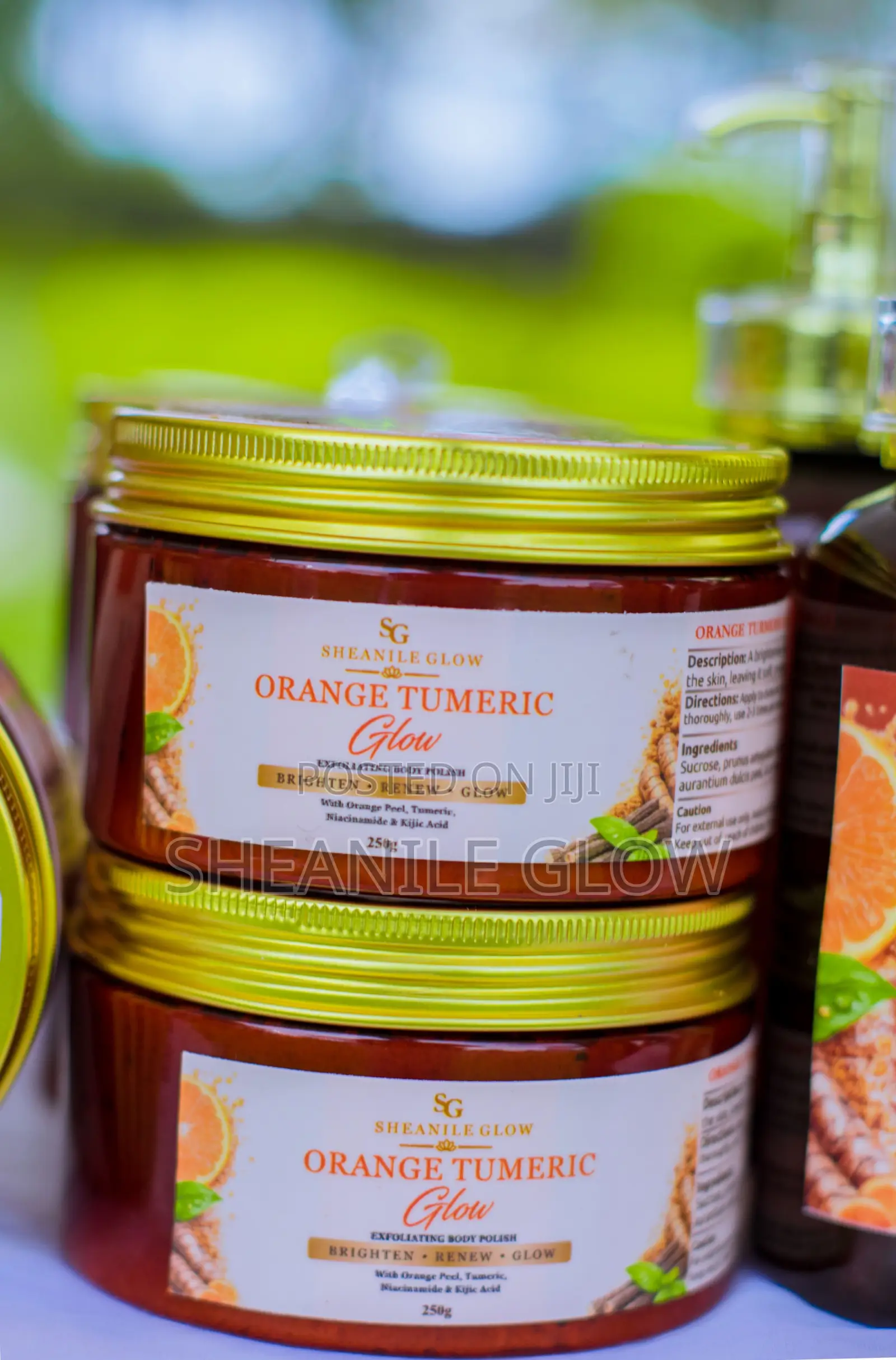 SheaNile Glow Orange Tumeric Body Scrub