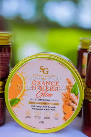 SheaNile Glow Orange Tumeric Body Scrub