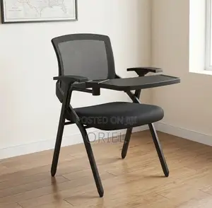 Office Chair : Mesh Study Chair With Foldable Writing Pad