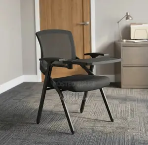 Office Chair : Mesh Study Chair With Foldable Writing Pad