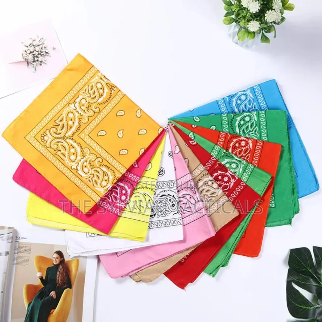 Custom Headscarves Unisex Outdoor Polyester Printed Square
