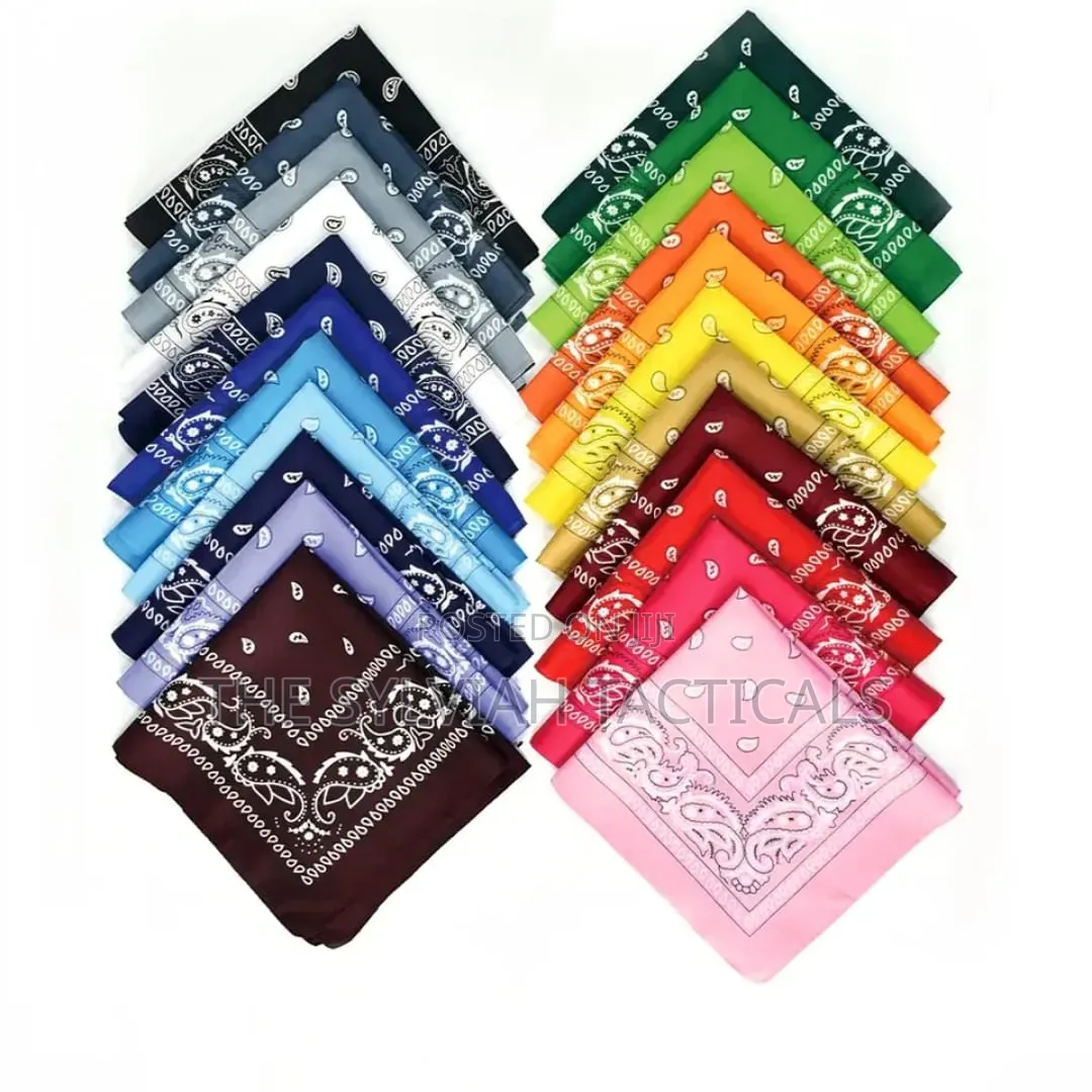 Custom Headscarves Unisex Outdoor Polyester Printed Square