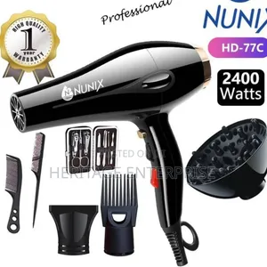 Nunix Blow Dryer, Hair Dryer With Accessories