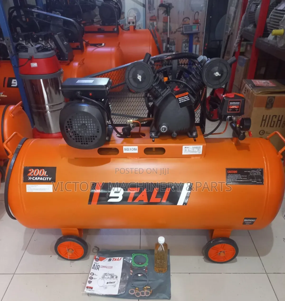 BT 200BDAC Belt Driven 2-Piston Compressor