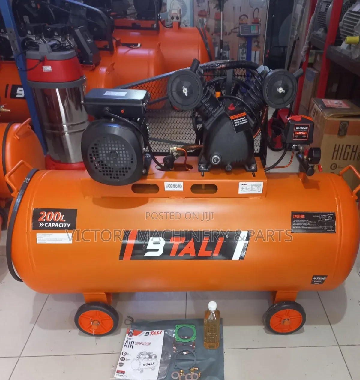 BT 200BDAC Belt Driven 2-Piston Compressor