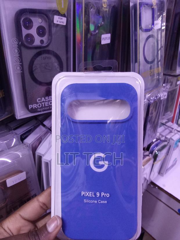Google Pixel 9 Pro Liquid Silicone Vibrant Royal Blue Soft Case - main view