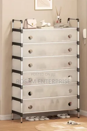 6Layer Shoe Storage Cabinet Foldable and Space-Saving Design