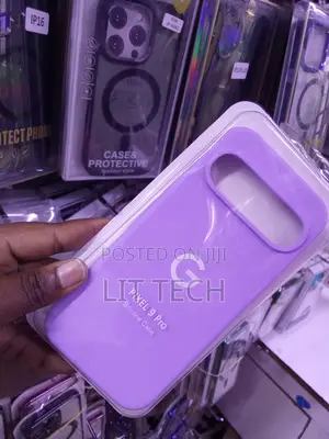 Lilac Silicone Case With Soft Microfiber Lining for Google Pixel 9 Pro