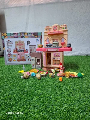51-Piece Mini Kitchen Play Set for Kids – Pretend Cooking Set