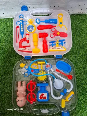 2-in-1 Kids Doctor Kit With Baby Doll & Carry Case