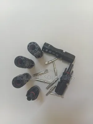 MC4 Solar Connectors Male and Female Cable Connectors With Crimp Pins
