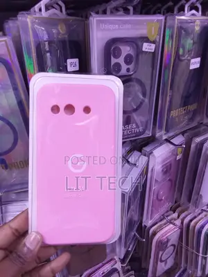 Google Pixel 9a Microfiber Lining Silicone Case in Pink