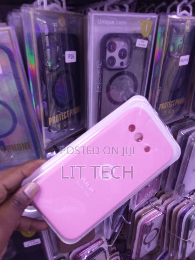 Google Pixel 9a Microfiber Lining Silicone Case in Pink - thumbnail 2