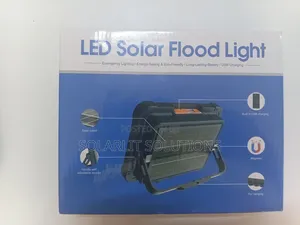 Black Knight 300W Portable LED Solar Emergency Flood Light