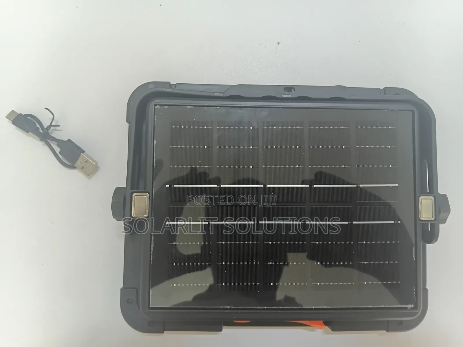 Black Knight 300W Portable LED Solar Emergency Flood Light