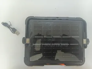 Black Knight 300W Portable LED Solar Emergency Flood Light