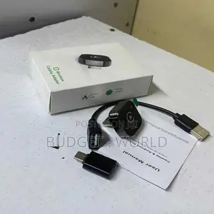 Plug Play Wired to Wireless 2 In1 Auto Adapter Mini USB Type-C Dongle