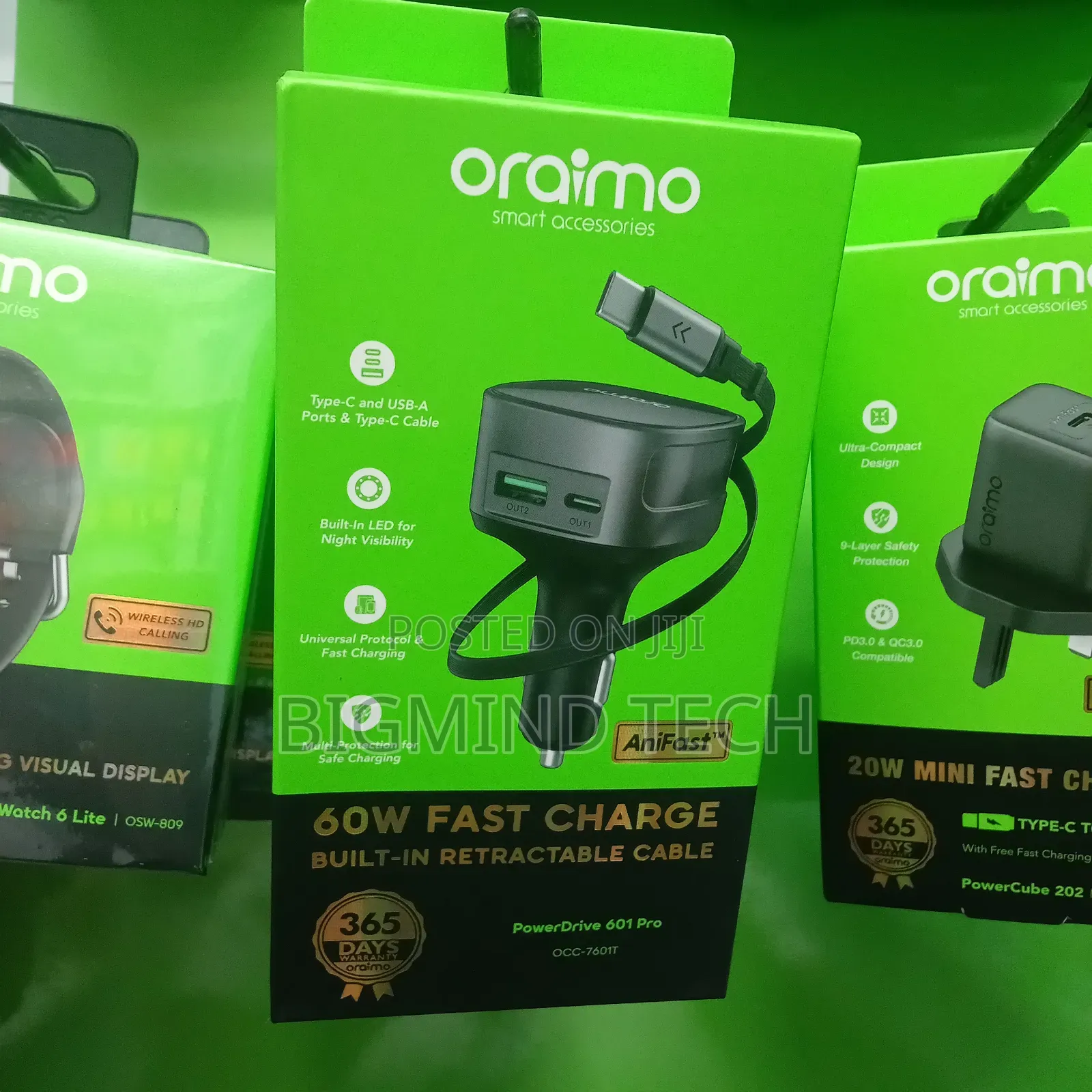 Oraimo OCC-7601T Car Charger