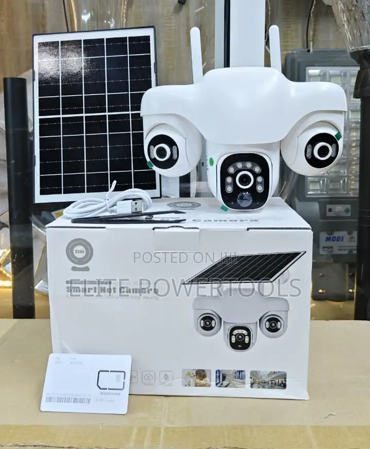4G Triple Lens Solar PTZ Camera