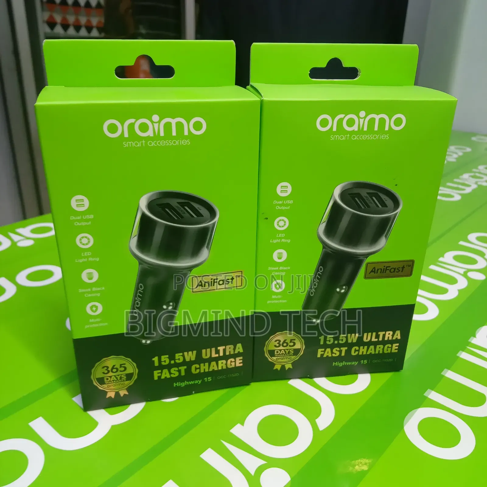 Oraimo Highway 15 OCC-1152D Car Charger