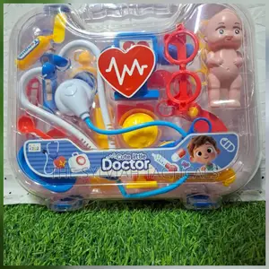 2 in 1 Kids Doctor Kit With Bady Doll and Carry Case