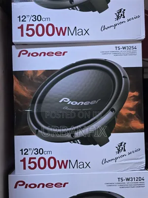 Pioneer TS-W32S4 1500watts 12 Inch Bass Subwoofer Speaker