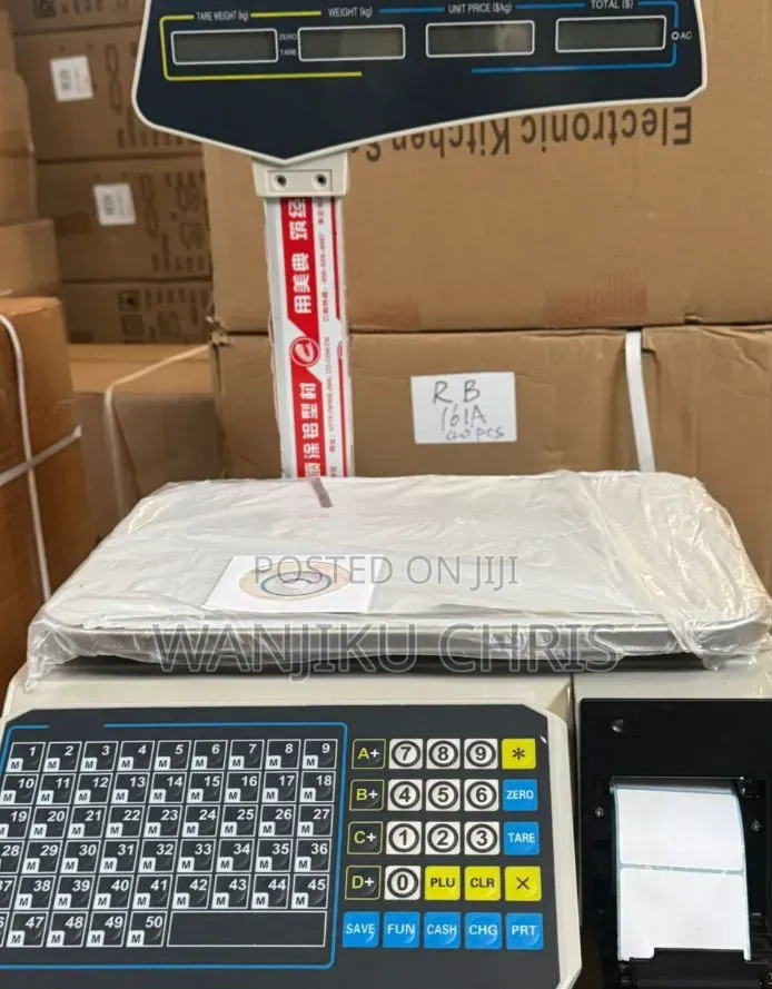 ACS 30KG Electronic Barcode Printing Scale