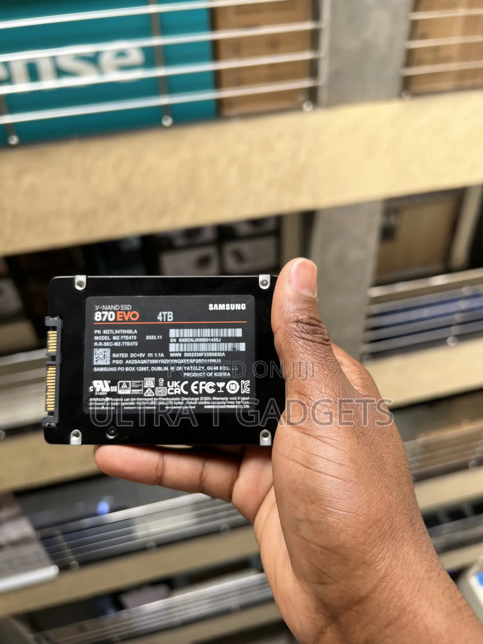 Samsung 870 EVO 4TB SSD – 2.5” SATA – Used