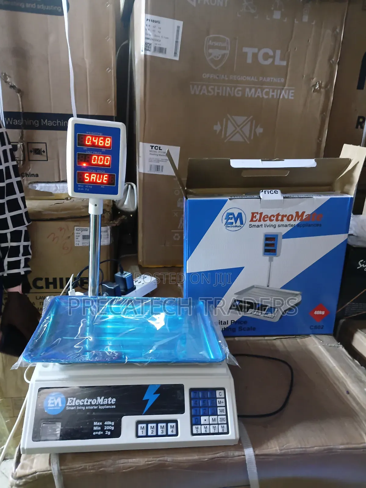ElectroMate 40KG Digital Weighing Scale With Display