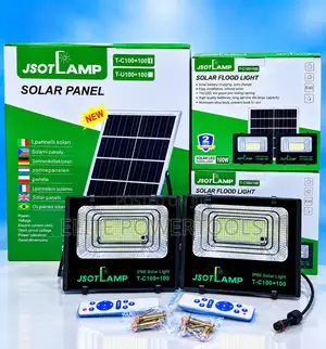 2in1 100Watts Solar Floodlights