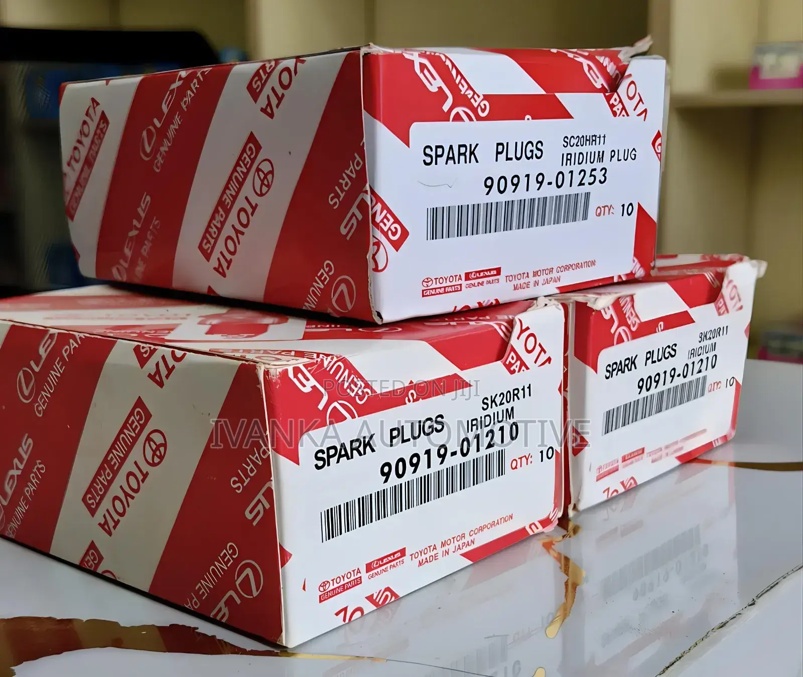 Genuine Toyota Spark Plugs – Iridium | 90919-01253 / 90919-01210