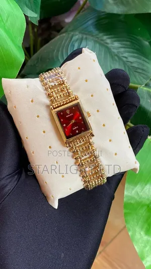 Small Square Analog Dress Timepiece
