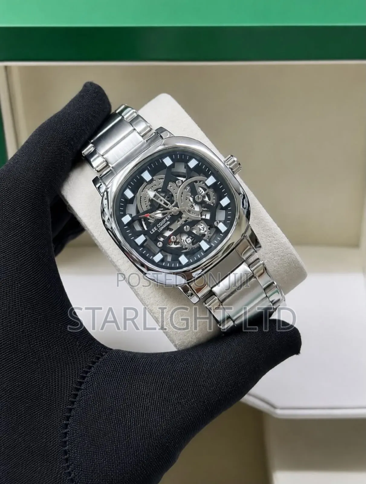 Lee Cooper London "Max" Men's Skeleton Watch