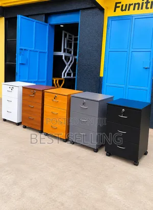 Modern All Colors Office Drawers Pedestal