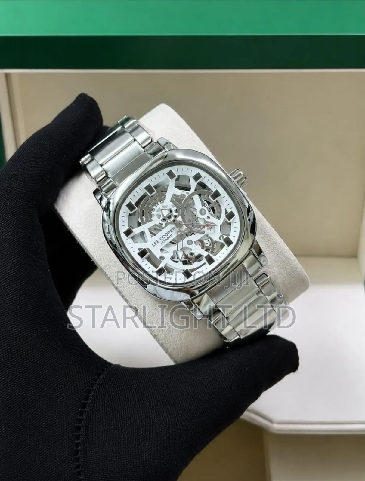 Rounded Square Case With Exposed Gears