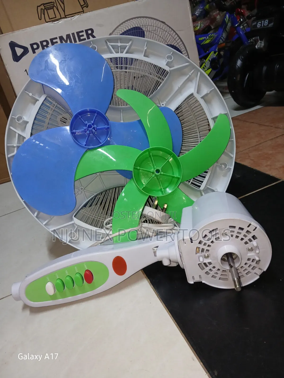 Portable Electric Standing Fan, Including the Motor Housing,