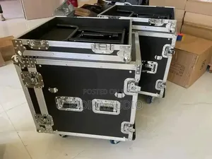 16u Rack Flight Case With Mixer Table