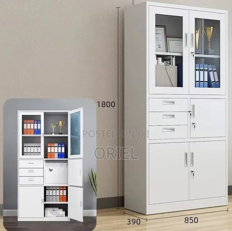 2-Door Metallic Office Cabinet With Safe Kenya