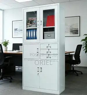 2-Door Metallic Office Cabinet With Safe Kenya