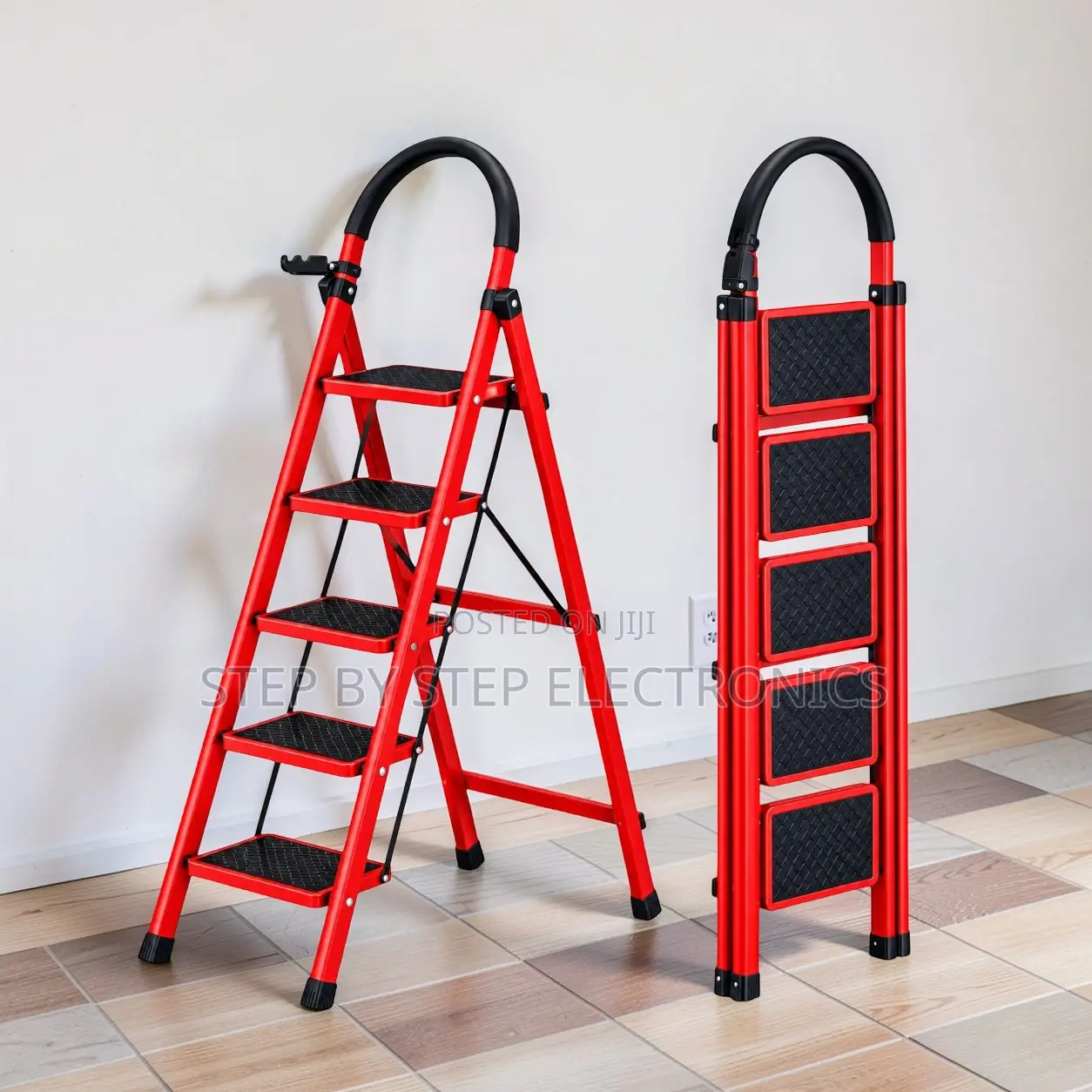 Warehouse Applications 2,3,4 and 5 Step Folding Ladder Height Access