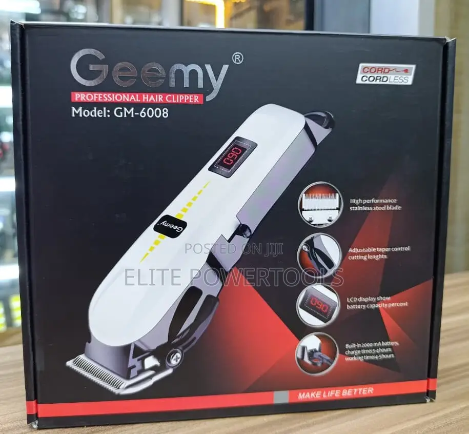 Geemy Professional Cordless Hair Clipper.