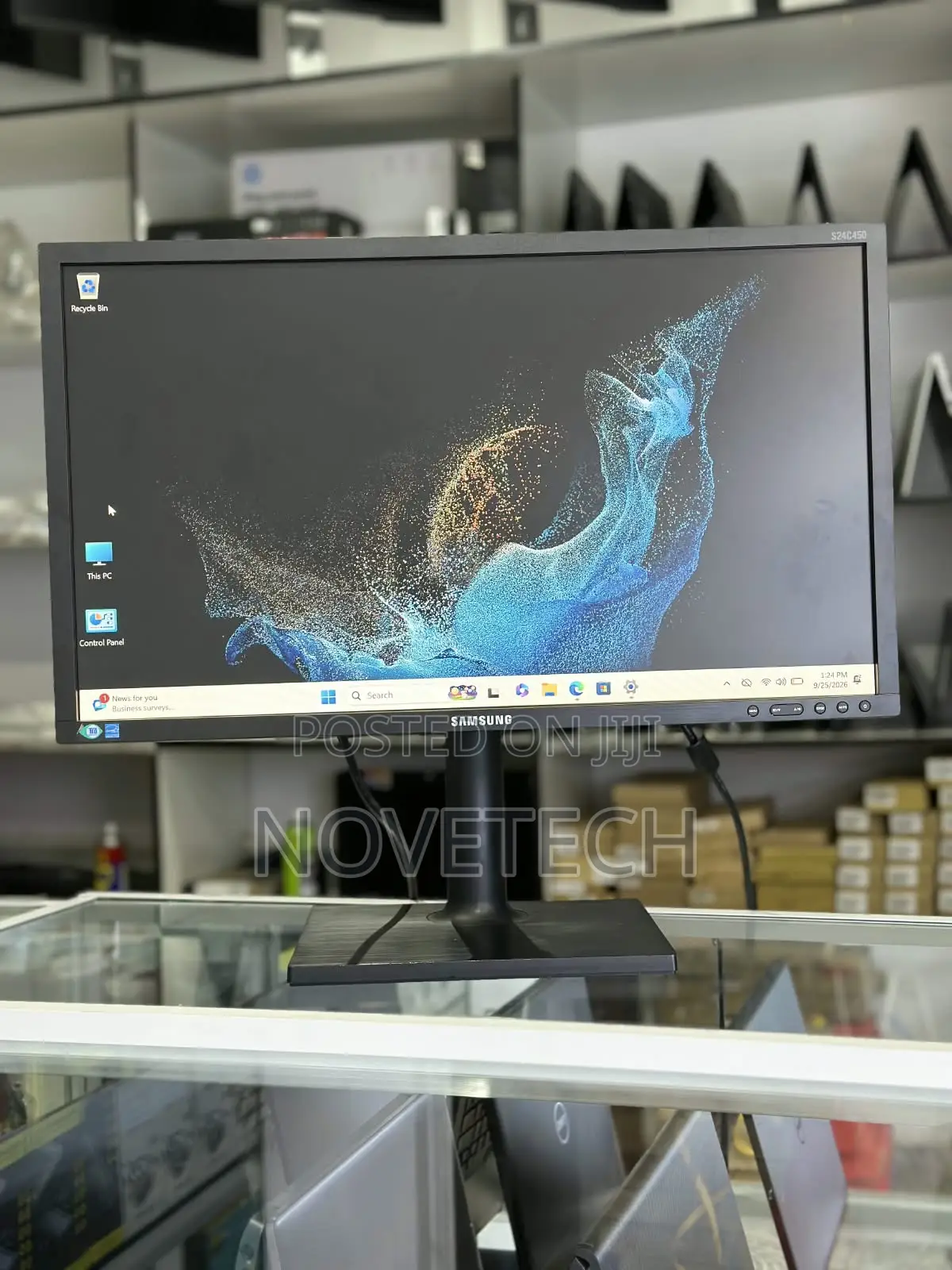 SAMSUNG 24 Inch 24" 24" Widescreen Monitor 1920x1200 DPort DVI VGA