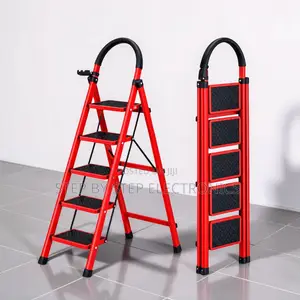 2,3,4 and 5 Step Folding Ladder Safety Focused for Retail Applications