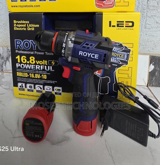 Royce 16.8V Cordless Drill Driver Tool - main view