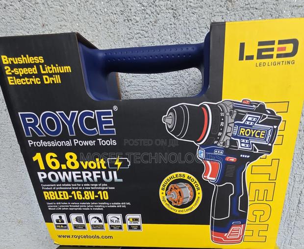 Royce 16.8V Cordless Drill Driver Tool - thumbnail 2