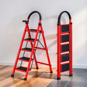 2,3,4 5 Step Folding Ladder Heavy Load for Store Maintenance