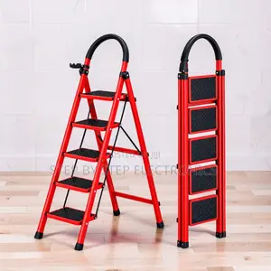2,3,4 5 Step Folding Ladder Strong Structure for Office Maintenance