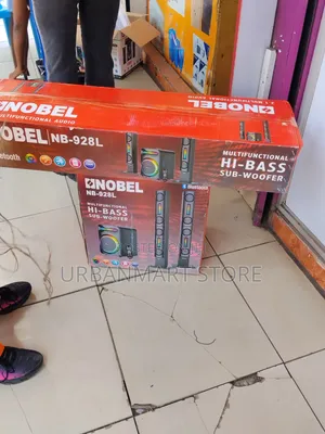 Hottest Nobel 2.1 Bluetooth Sound System With LED Tower Speakers